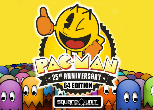 Pac-Man 25th Anniversary Edition 64 box art