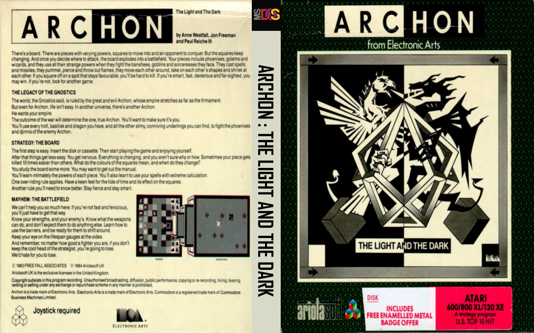 Archon - The Light and the Dark — box-texture (EU)