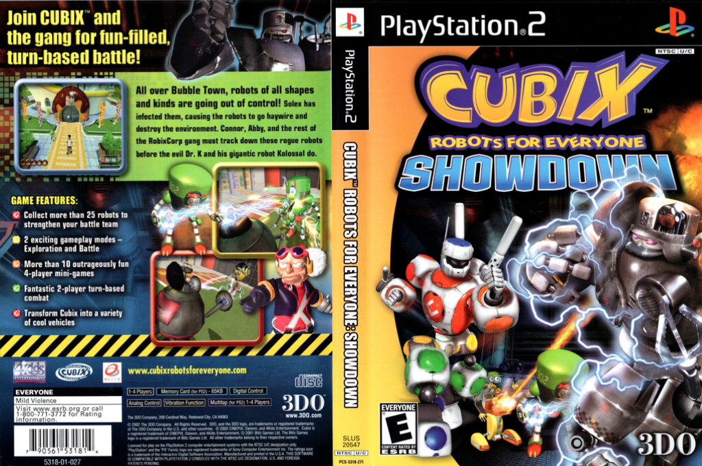 Cubix Robots For Everyone - Showdown — box-texture (US)
