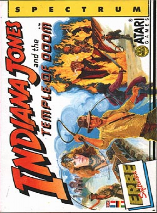 Indiana Jones And The Temple Of Doom — box-2D (SP)