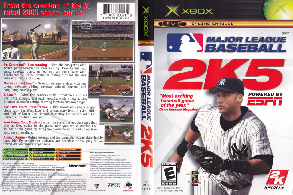 Major League Baseball 2k5 — box-texture (US)