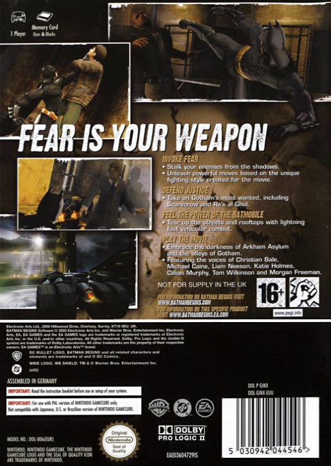 Batman Begins — box-2D-back (EU)