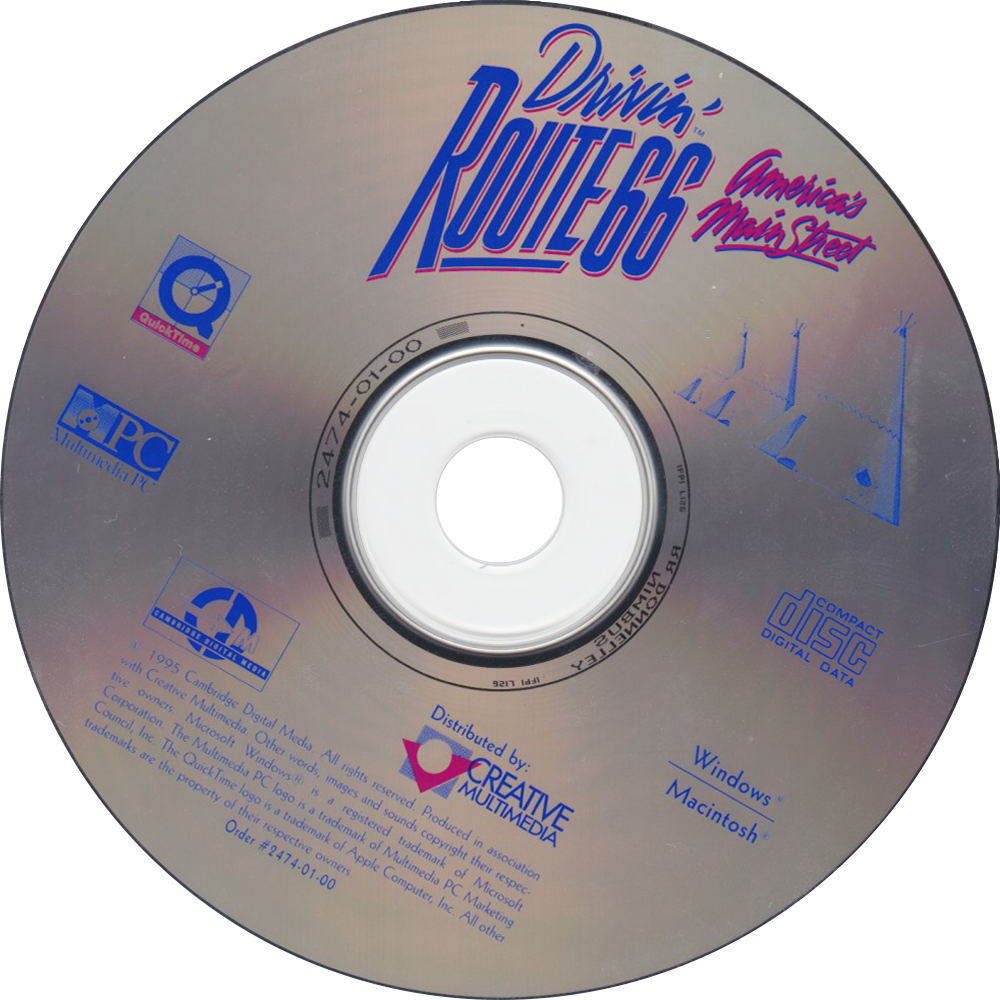 Drivin' Route 66 — support-2D (WOR)