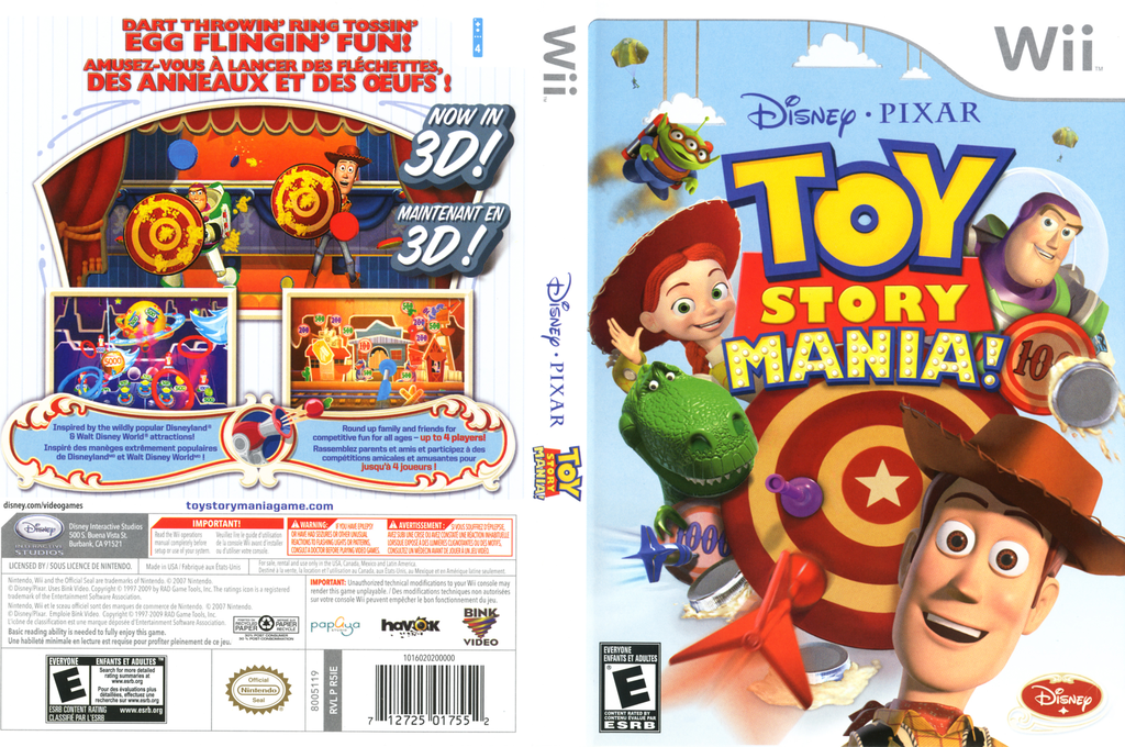 Toy Story Mania! — box-texture (US)