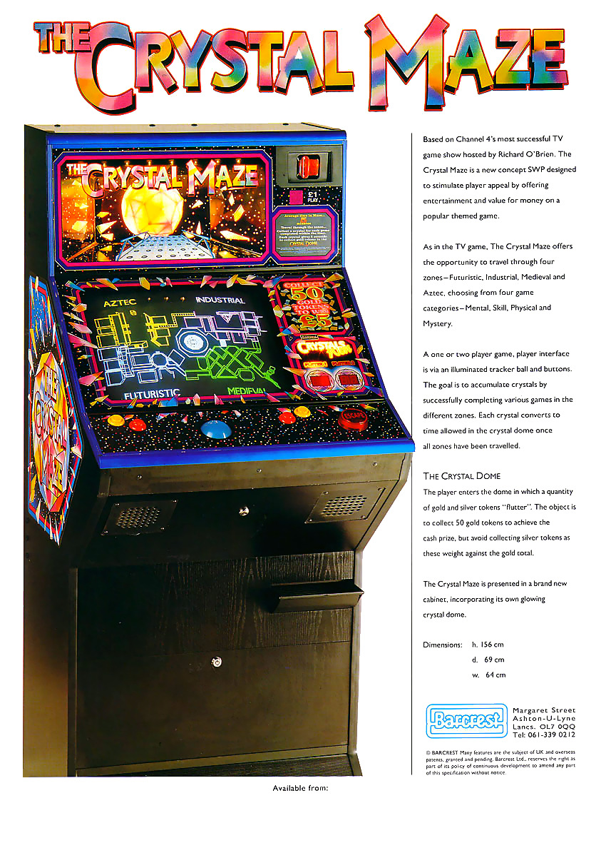 New Crystal Maze Featuring Ocean Zone, The — flyer (WOR)
