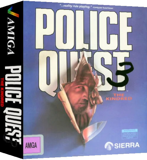 Police Quest 3 - The Kindred — box-3D (WOR)