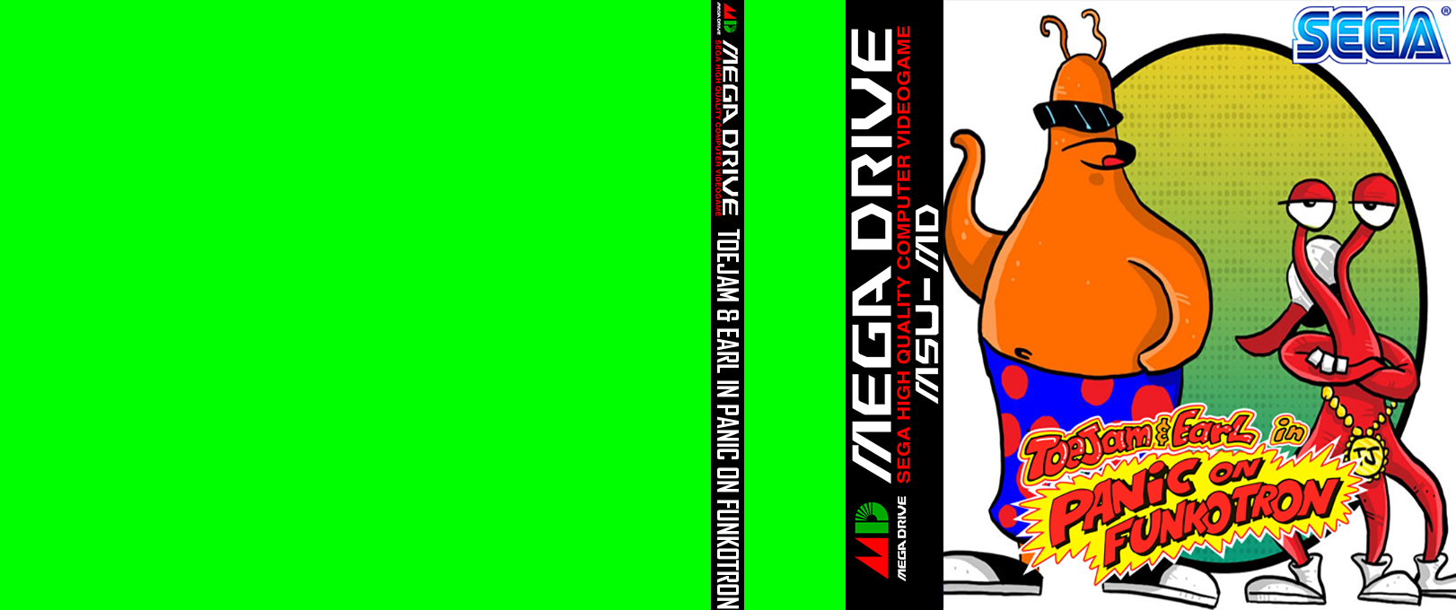 ToeJam & Earl in Panic on Funkotron — box-texture (WOR)