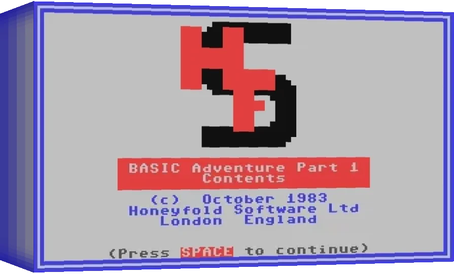 BASIC Adventures in Space : Part 1 - The Alien Planet — box-3D (WOR)