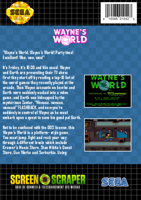 Wayne's World — box-2D-back (SS)