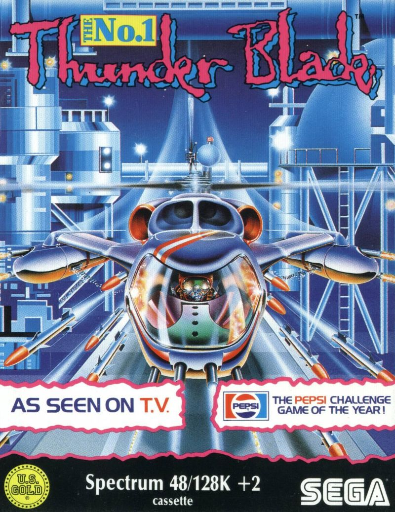 Thunder Blade box art