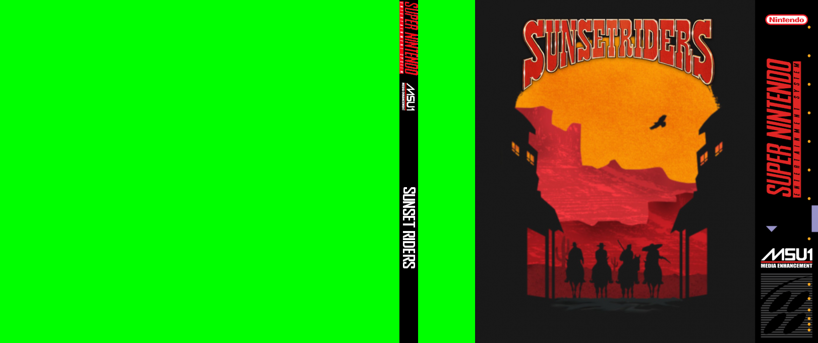 Sunset Riders — box-texture (US)