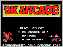Donkey Kong Arcade — sstitle (WOR)