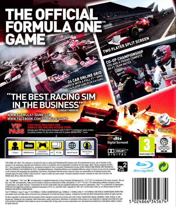 F1 2011 — box-2D-back (EU)