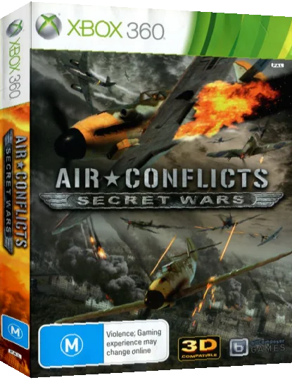 Air Conflicts - Secret Wars — box-3D (EU)