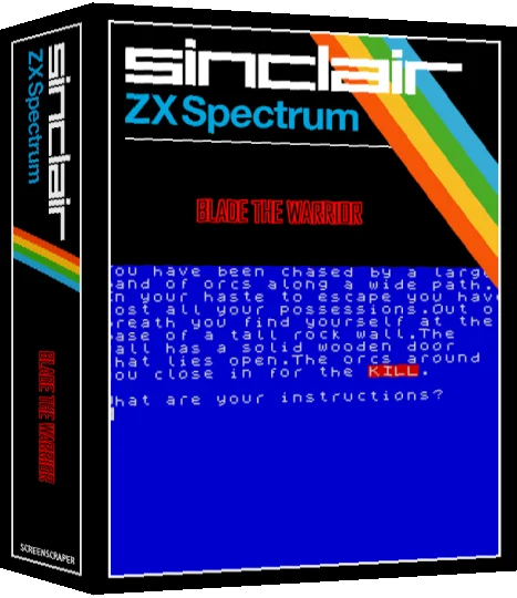 Blade the Warrior — box-3D (SS)