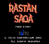 Rastan Saga — sstitle (JP)