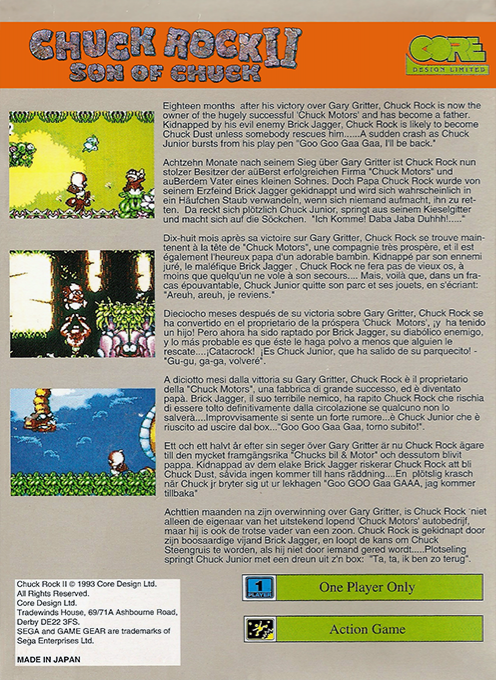 Chuck Rock 2 — box-2D-back (EU)