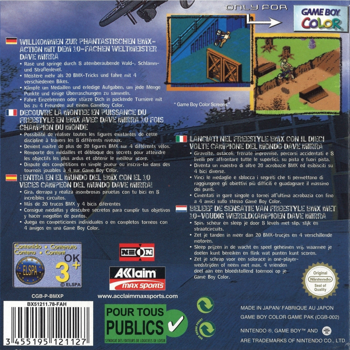 Dave Mirra Freestyle BMX — box-2D-back (EU)