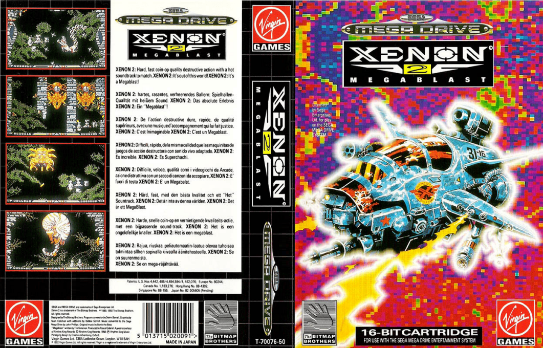 Xenon 2 - Megablast — box-texture (EU)