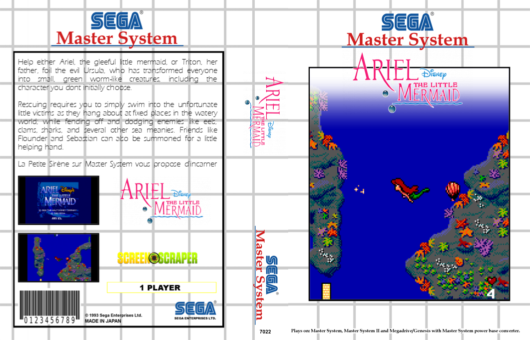 Ariel - The Little Mermaid — box-texture (SS)