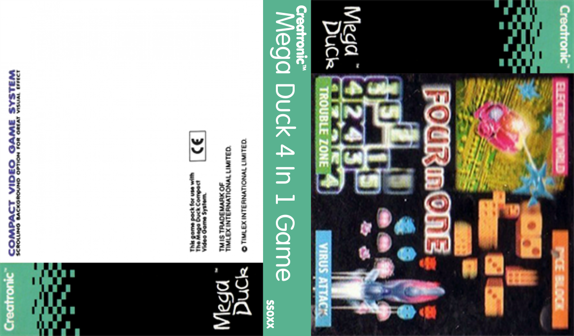 Mega Duck 4 In 1 Game — box-texture (WOR)