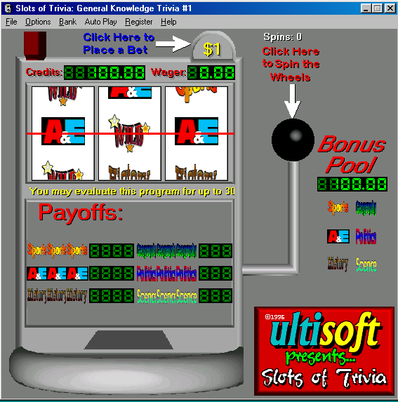 Slots of Trivia box art