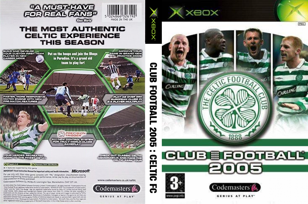 Club Football 2005 - Celtic FC — box-texture (EU)