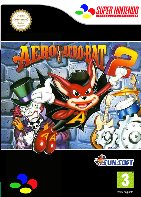 Aero the Acrobat 2 — box-2D (EU)