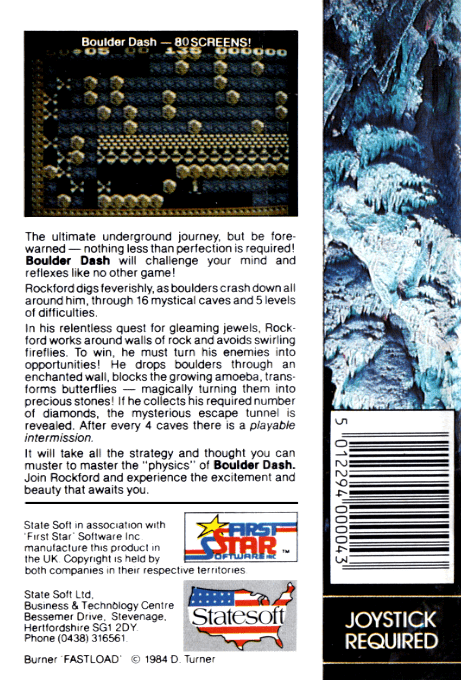 Boulder Dash — box-2D-back (EU)