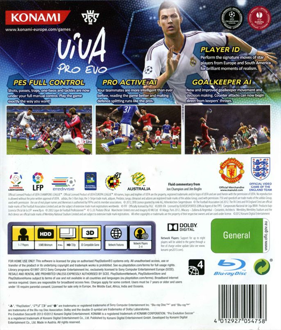 World Soccer Winning Eleven 2013 — box-2D-back (EU)