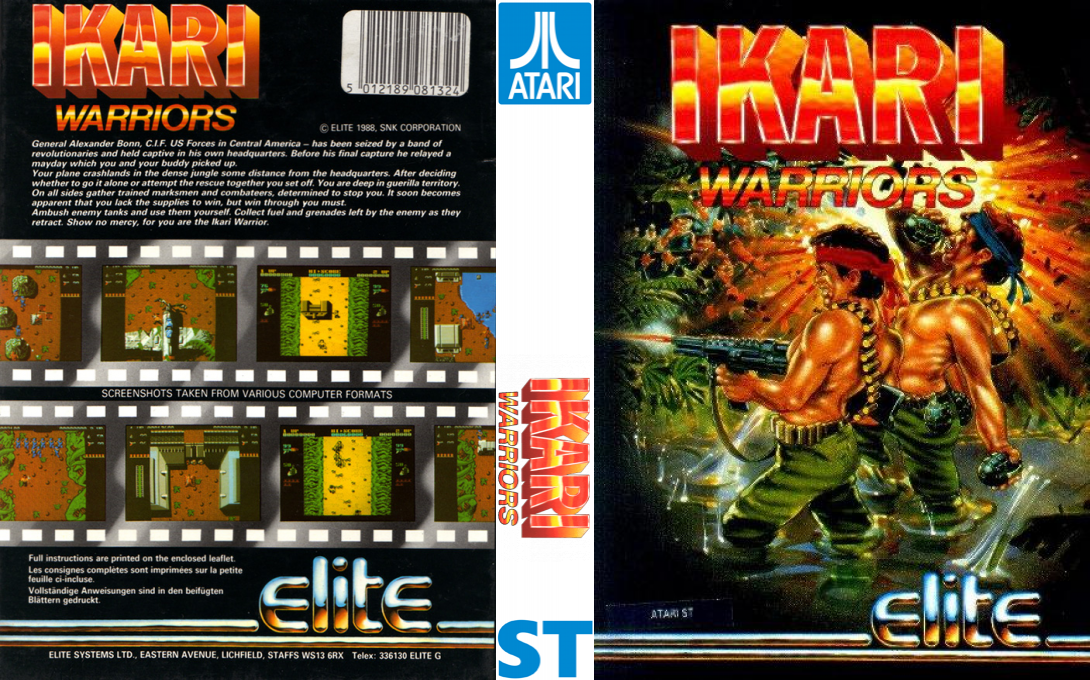 Ikari Warriors — box-texture (EU)
