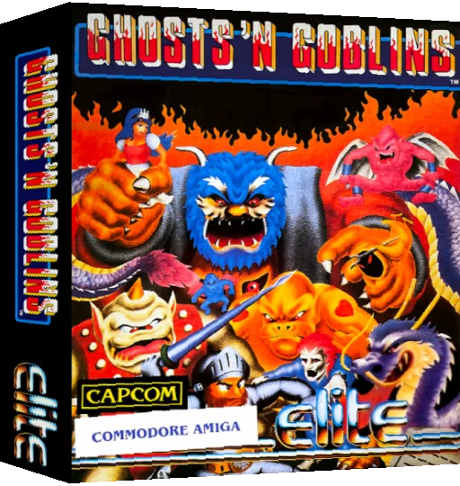 Ghosts'n Goblins — box-3D (EU)