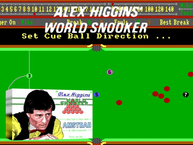 Alex Higgins' World Snooker — mixrbv2 (WOR)