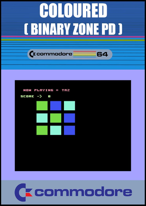 Coloured box art
