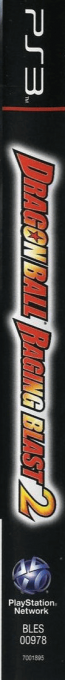 Dragon Ball - Raging Blast 2 — box-2D-side (DE)