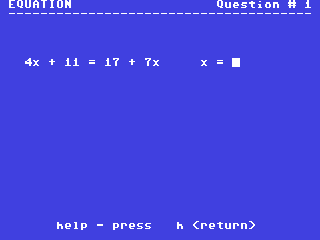 Equation — ss (WOR)