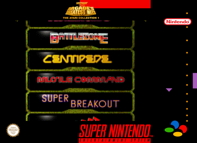 Arcade's Greatest Hits - The Atari Collection 1 — box-2D (SS)