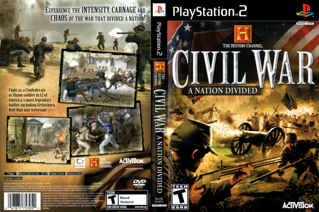 History Channel - Civil War - A Nation Divided, The — box-texture (US)