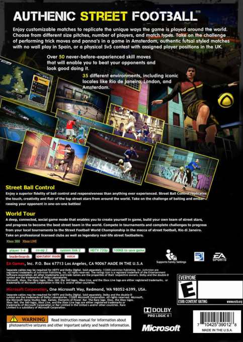 FIFA Street — box-2D-back (US)