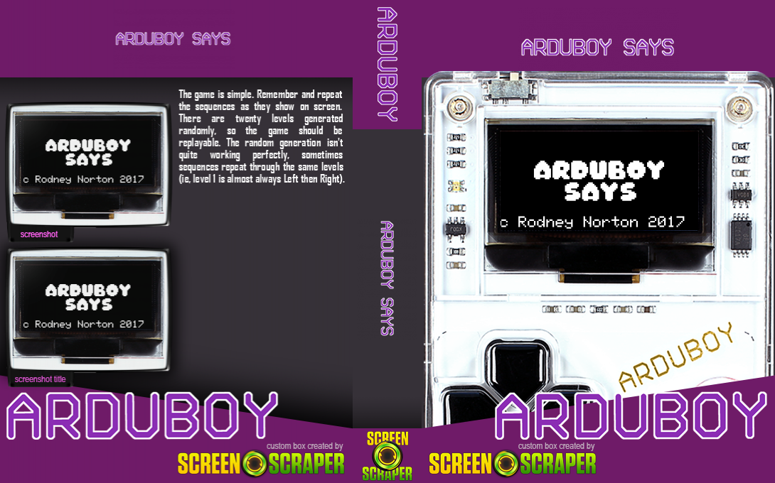 Arduboy Says — box-texture (SS)