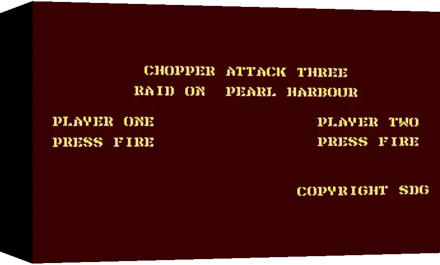 Chopper Attack 3 - Raid On Pearl Harbour — box-3D (WOR)