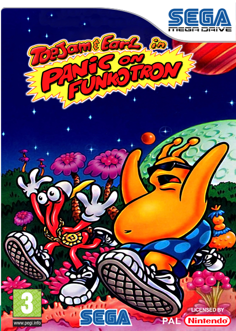 ToeJam & Earl in Panic on Funkotron — box-2D (EU)