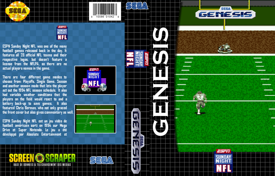 Espn Sunday Night Nfl — box-texture (SS)
