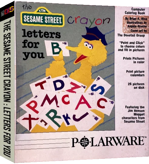 Sesame Street Crayon, The - Letters For You — box-3D (US)
