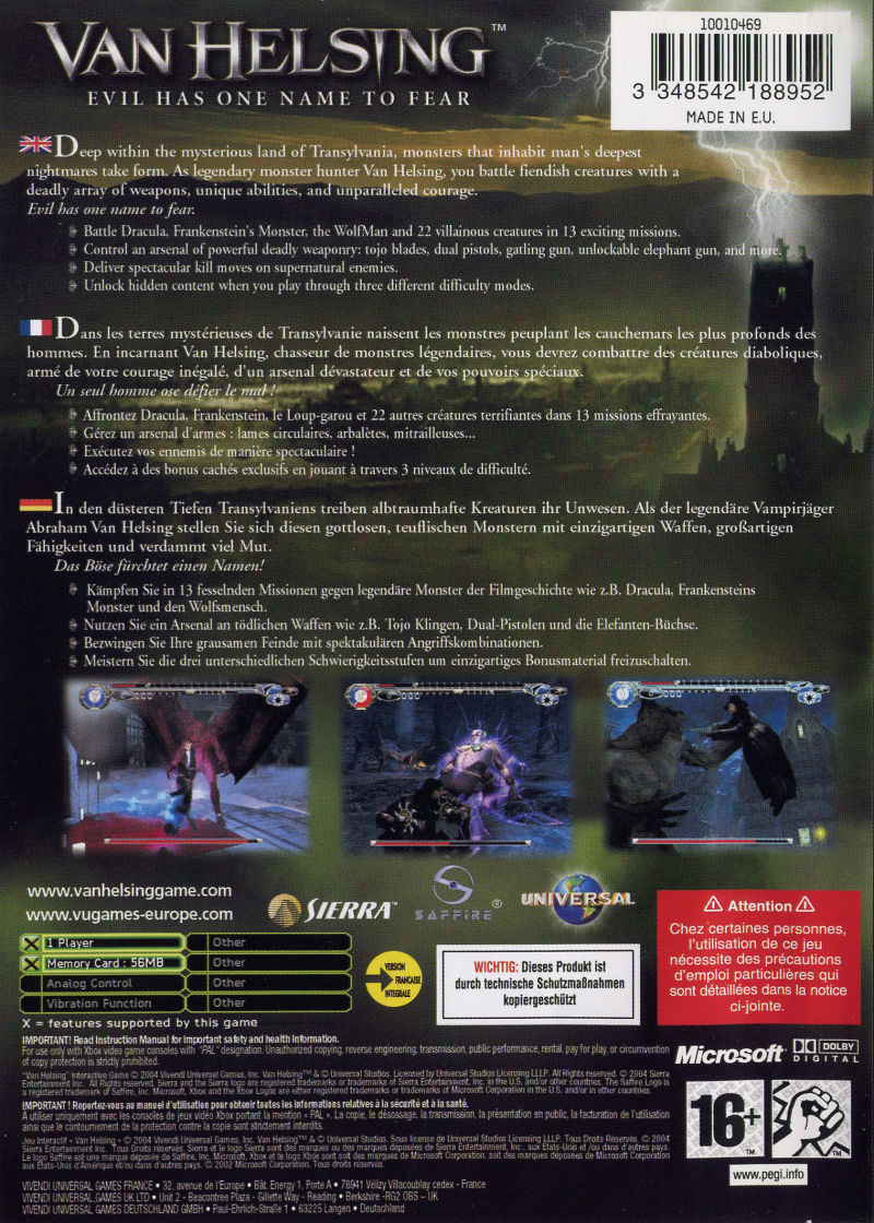 Van Helsing — box-2D-back (EU)