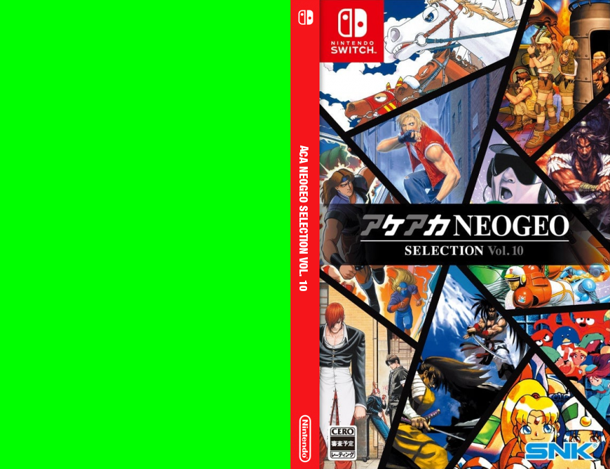 ACA NEOGEO Selection Vol. 10 — box-texture (JP)