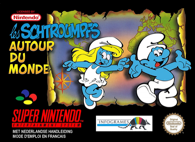 Smurfs Travel The World The — box-2D (FR)
