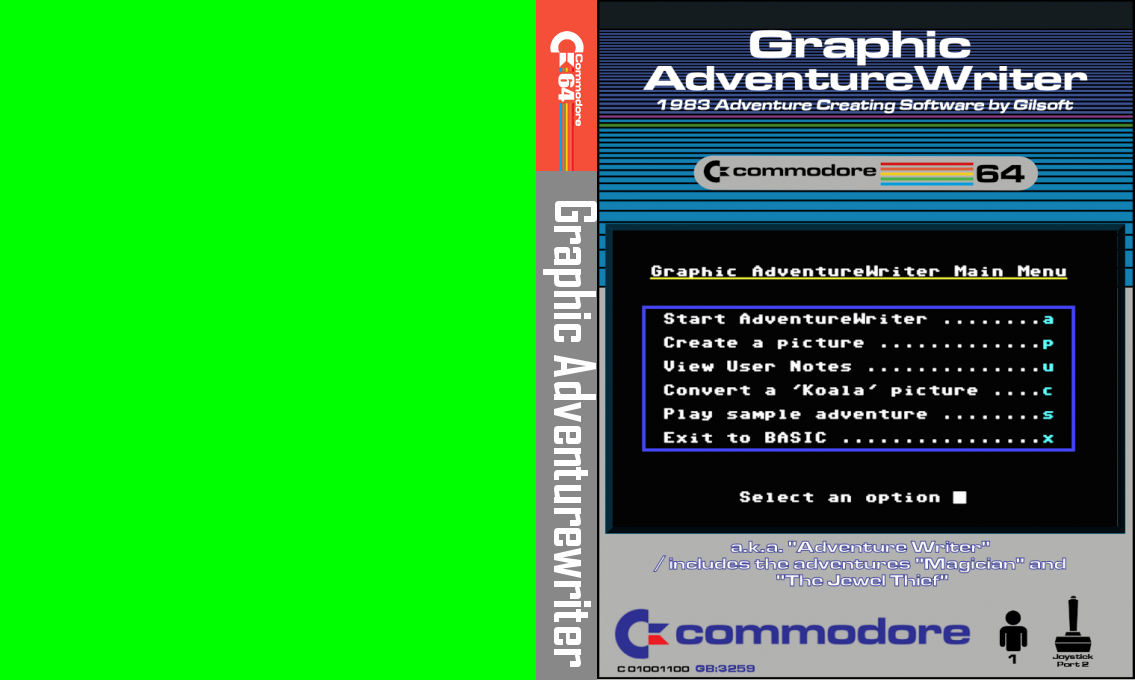 Graphics Adventure Writer — box-texture (CUS)