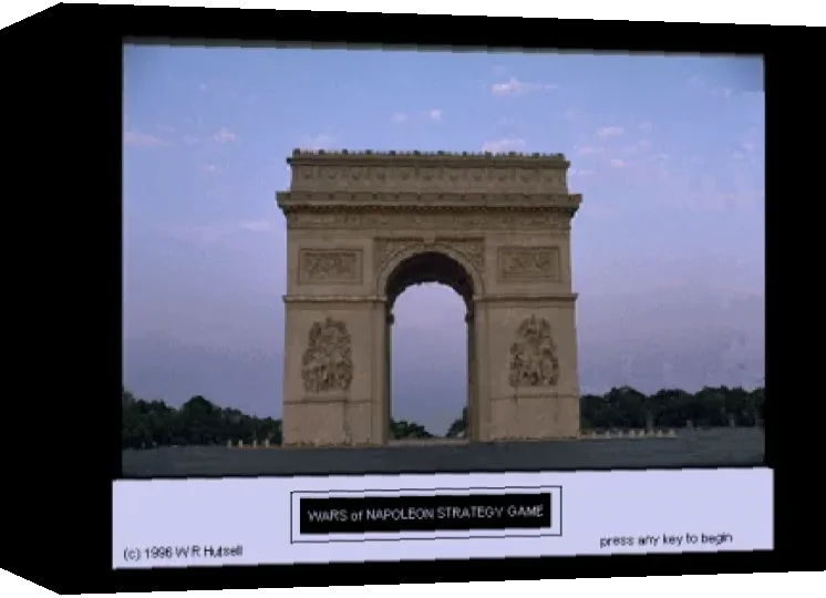 Wars of Napoleon Strategy Game — box-3D (WOR)