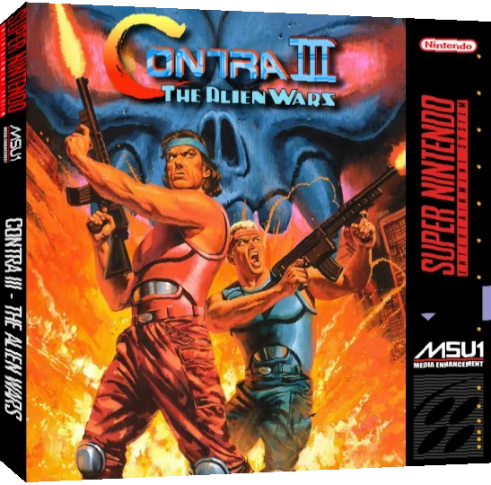 Contra III : The Alien Wars — box-3D (US)
